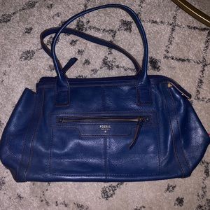 Authentic Fossil Leather Handbag